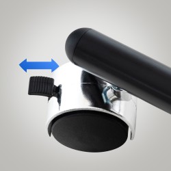 Medusa kokovartalopeli pyörillä 166 cm kallistettava kääntyvä metallinen