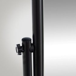 Medusa kokovartalopeli pyörillä 166 cm kallistettava kääntyvä metallinen