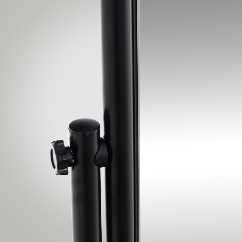 Medusa kokovartalopeli pyörillä 166 cm kallistettava kääntyvä metallinen