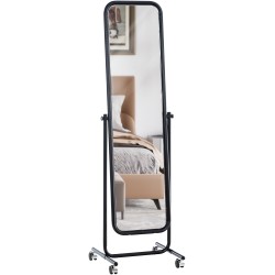 Medusa kokovartalopeli pyörillä 166 cm kallistettava kääntyvä metallinen