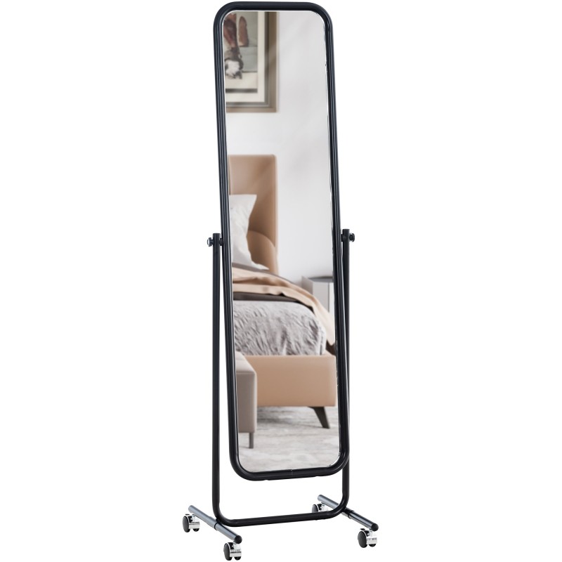 Medusa kokovartalopeli pyörillä 166 cm kallistettava kääntyvä metallinen