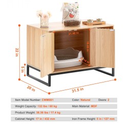 Kissan hiekkalaatikkokaappi 12mm MDF 800x508x559mm kahdella ovella