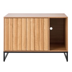 Piilotettu kissan wc kaappi lastulevyinen kahdeksankymmentä senttimetriä leveä raapimisalustalla säilytystilalla ja