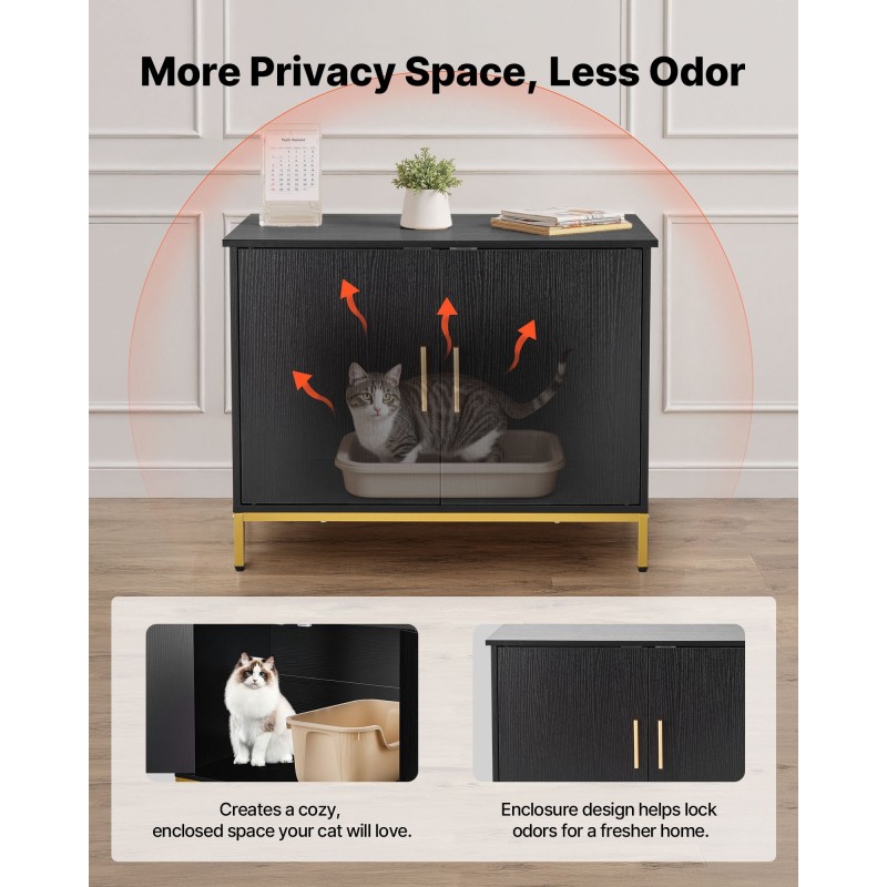 Kissan hiekkalaatikkokaappi lastulevy 700 x 450 x 545 mm metallijaloilla kahvalla sivukulkuaukolla