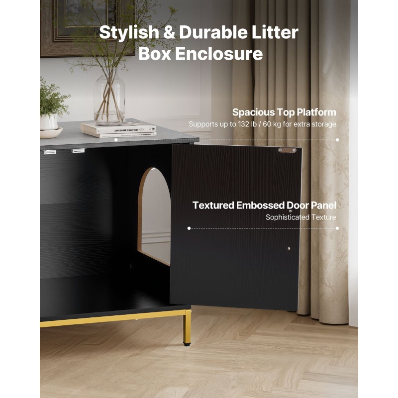 Kissan hiekkalaatikkokaappi lastulevy 700 x 450 x 545 mm metallijaloilla kahvalla sivukulkuaukolla