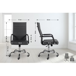 Amadora ergonominen toimistotuoli keinumekanismilla ja korkeussäädöllä
