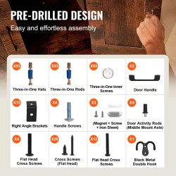 Kissan hiekkalaatikon piilotettava kaappi MDF tummanruskea kolme hyllyä kaksi ovea