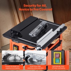 Pöytäsaha kannettava 210 mm sahanterä 1200 W 225 mm repäisyyskapasiteetti