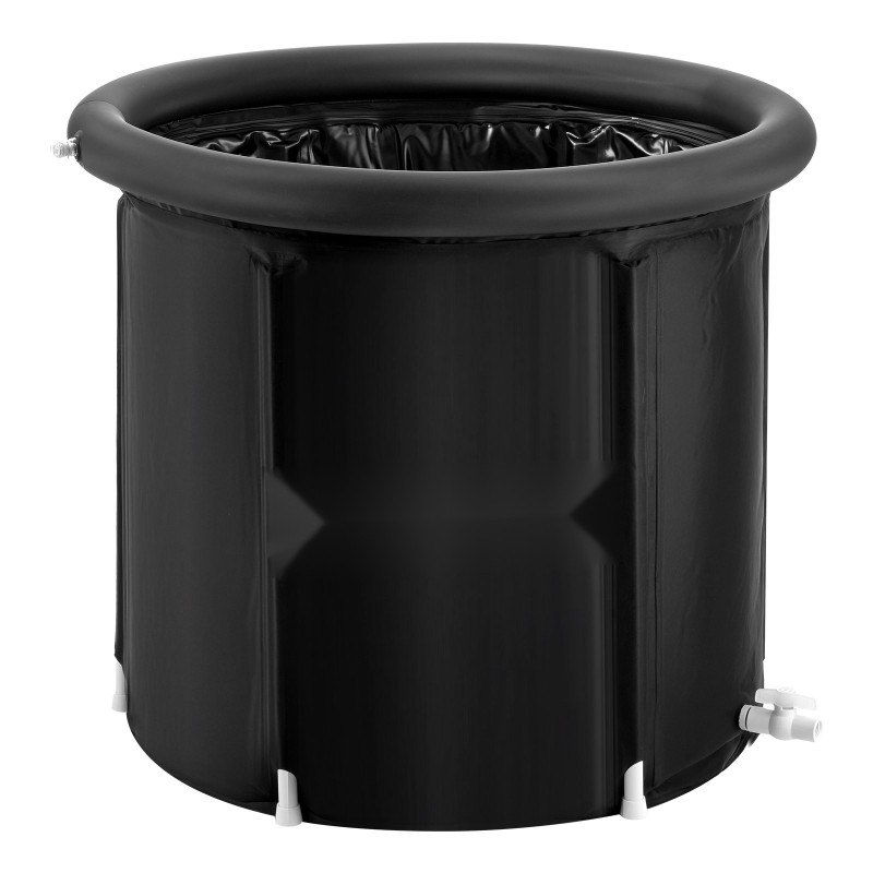 Jääkylpyamme 90 cm 370 l täytettävä kolmikerroksinen komposiittimateriaali taitettava mukana kansi