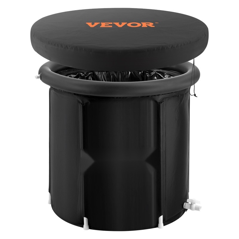 Kylmävesiterapia-amme 3-kerroksinen komposiittimateriaali 80 x 75 cm 290 l taitettava palautumiseen