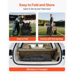 Taittuva 6-paikkainen penkki 600D Oxford-kankaalla rautaputkilla aurinkokatoksella säilytystaskuilla mukitelineillä