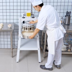 Manuaalinen pystymallinen taikinanjakaja 10-osainen 120–560 gramman annospaino 304-ruostumatonta terästä ammattikäyttöön