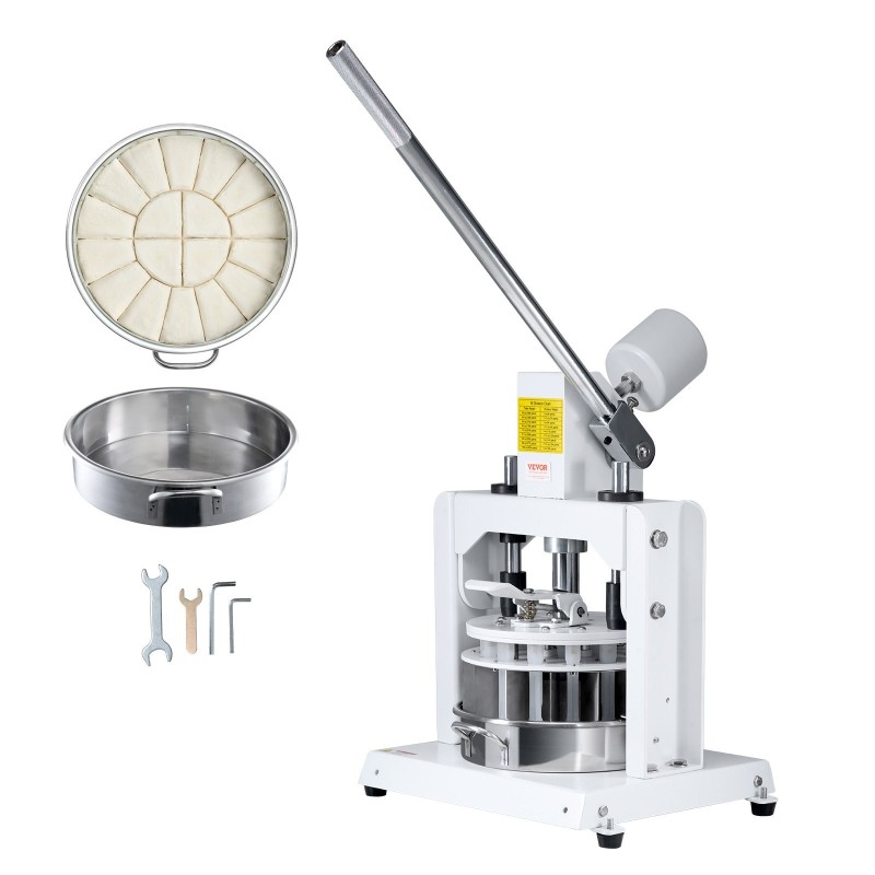 Pöytämallinen taikinanjakaja 18 taikinapalaa 60–280 g rauta ja 304 ruostumaton teräs leipomoille