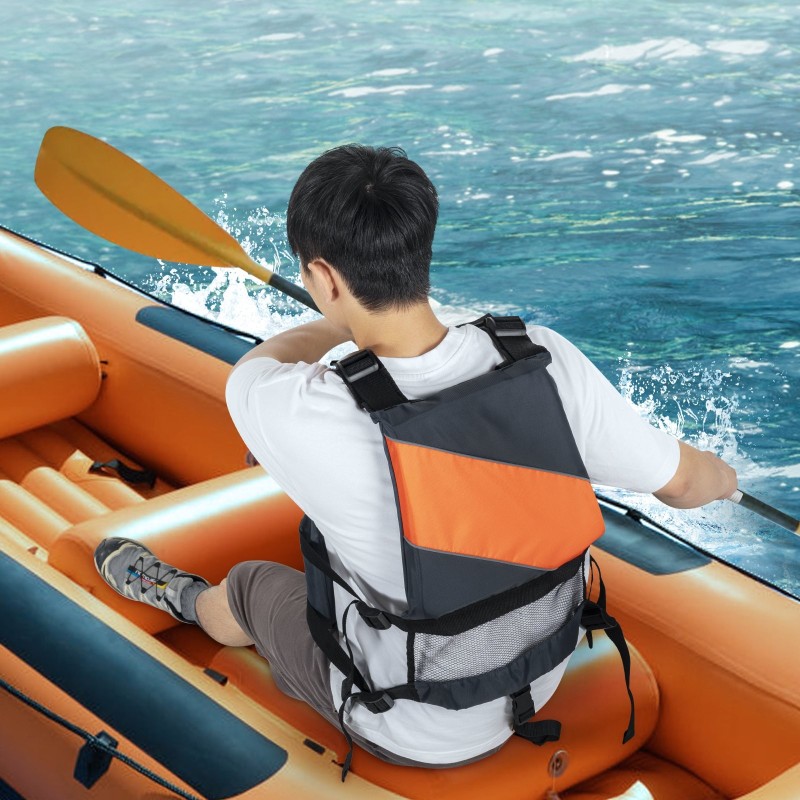 Pelastusliivi 80N koko S vesilajeihin säädettävä istuvuus heijastimilla pillillä pelastuskahvoilla