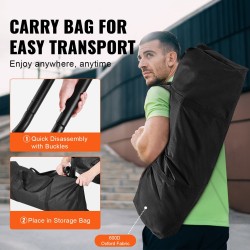 Riippumatonteline teräsputkinen 1–2 hengelle 2,1–3,9 m kantavuus 450 paunaa