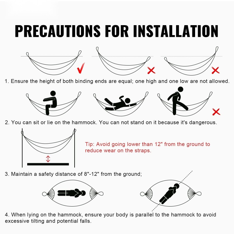 Riippumattoteline teräsrunko 450 paunaa kantavuus 6-portainen säätö sopii 2,9–3,85 m