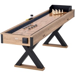 Shuffleboard ja keilapöytä MDF levy 274 3 cm kaksipuolinen poly pinnoitettu tarvikkeet mukana