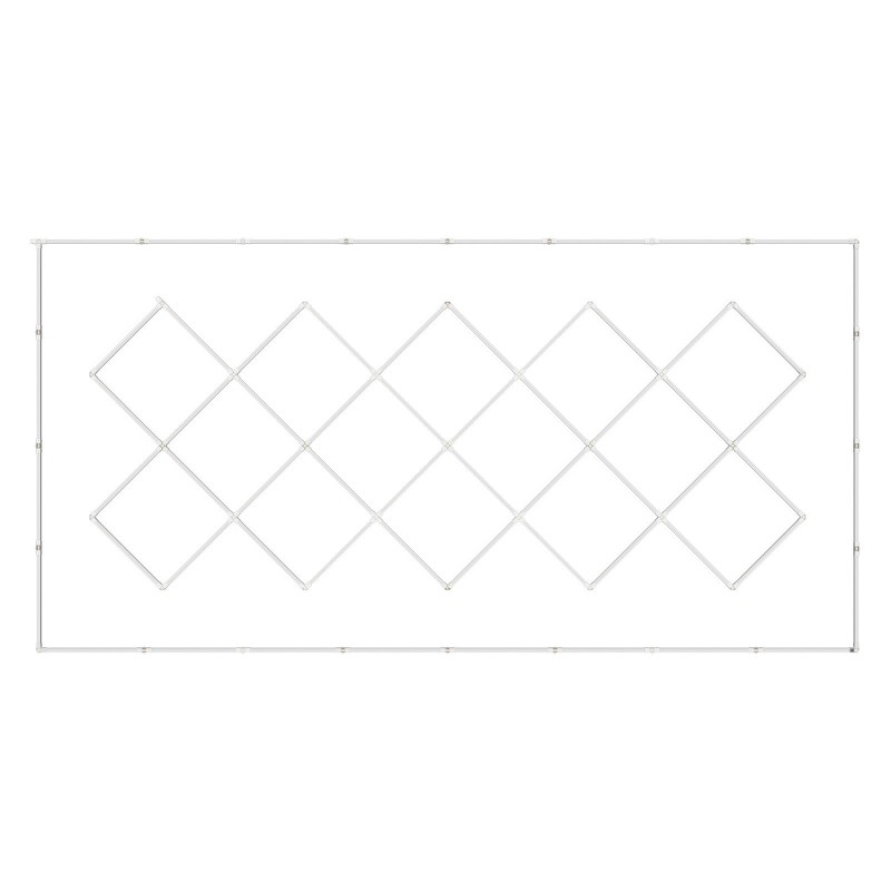 LED-kattovalojärjestelmä neliömalli 14 ruudukkoa 88000 lumen 6500 kelvin autotallivalaistus