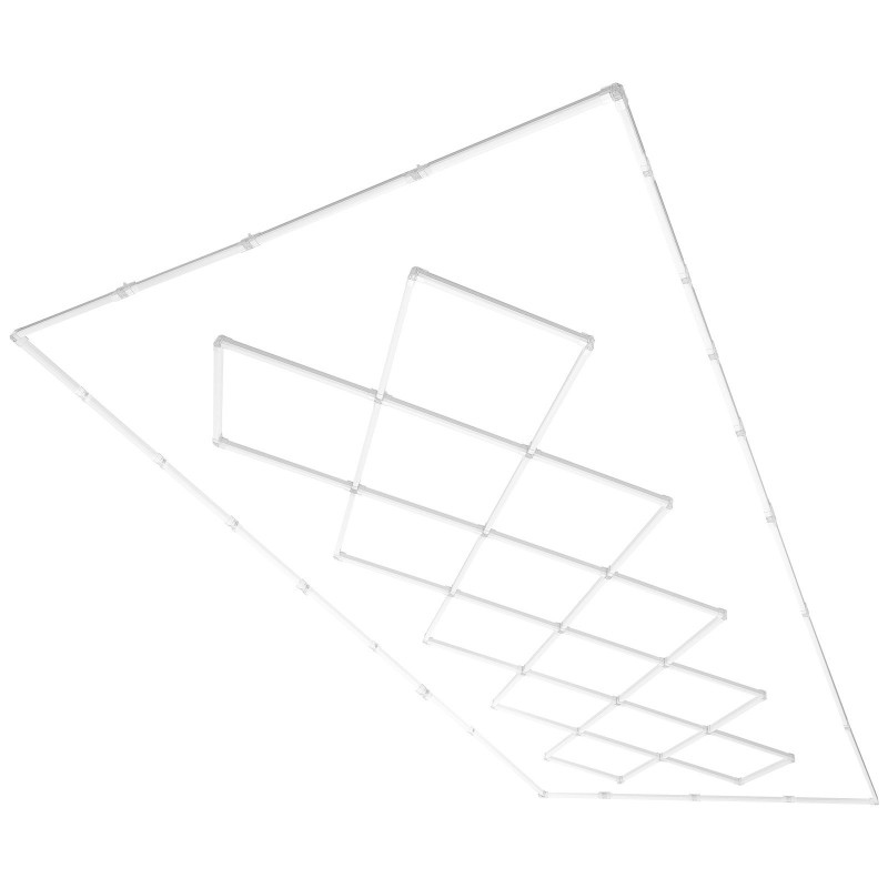 LED-kattovalojärjestelmä neliömalli 14 ruudukkoa 88000 lumen 6500 kelvin autotallivalaistus