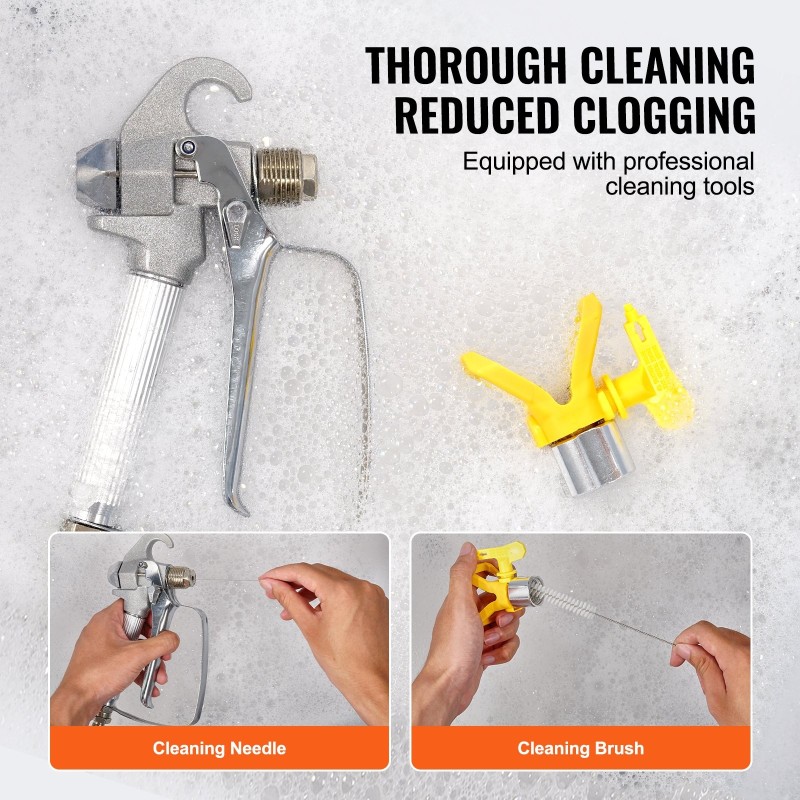 Maalausruisku kalvokäyttöinen korkeapaineinen vaunullinen jatkovarsi sisä- ja ulkokäyttöön