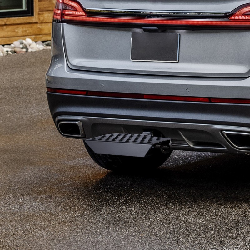 Vetokoukkuaskelma teräs 2 tuuman vetokoukkuvastaanottimelle korroosionkestävä pinnoite 158,7 kg kantavuus