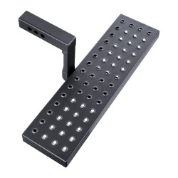 Vetokoukkuporras 2 tuuman vetokoukkuvastaanottimeen teräs musta 158,7 kg kantavuus