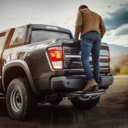 Teräs astinlauta vetokoukkuun 2 tuuman pesään puskurinsuojalla 158,7 kg kantavuudella