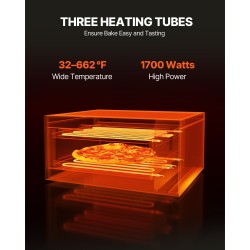 Sähköinen työtasopizzauuni ruostumattomasta teräksestä 40,6 senttimetrin pizzalle ammattikäyttöön