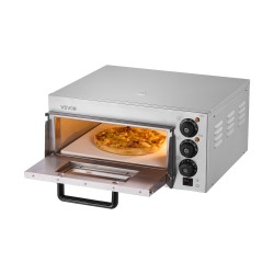 Pöytämallinen sähkökäyttöinen pizzauuni 14 tuumaa ruostumaton teräs 35,56 cm