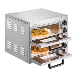 Sähköinen pöytätasouuni pizzalle ruostumaton teräs 35 6 cm 2700 wattia