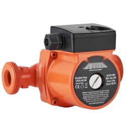 Kiertovesipumppu valurautarunko kuparimoottori 50 L/min 4 m 38 mm kierreliitäntä kolmiportainen nopeudensäätö