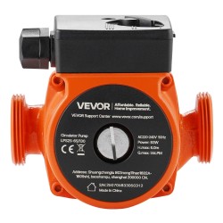 Valurautainen kiertovesipumppu kodin lämmitykseen 55 l/min 3-portainen kierteellinen