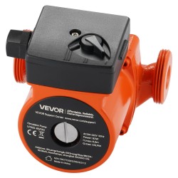 Valurautainen kiertovesipumppu kodin lämmitykseen 55 l/min 3-portainen kierteellinen