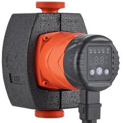 Lämminvesikiertopumppu valurautarunko 220V 67 l min 8 m 38 mm kierteinen liitäntä