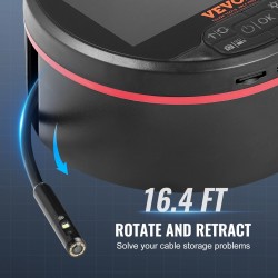 Endoskooppikamera kolmilinsinen 8mm IP67 kamerapää 5m kaapeli 4,3 tuuman IPS-näyttö