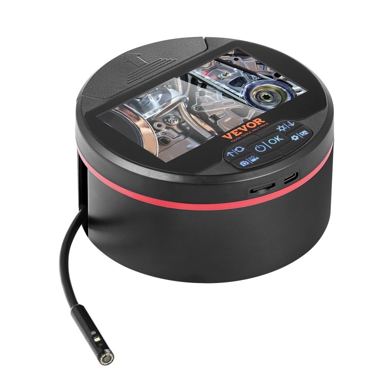 Endoskooppikamera kolmilinsinen 8mm IP67 kamerapää 5m kaapeli 4,3 tuuman IPS-näyttö