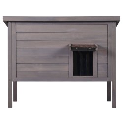 Ulkokissatalo setripuu 870×535×690 mm vaahtoeristetty PVC-oviverhot avattava katto usealle eläimelle