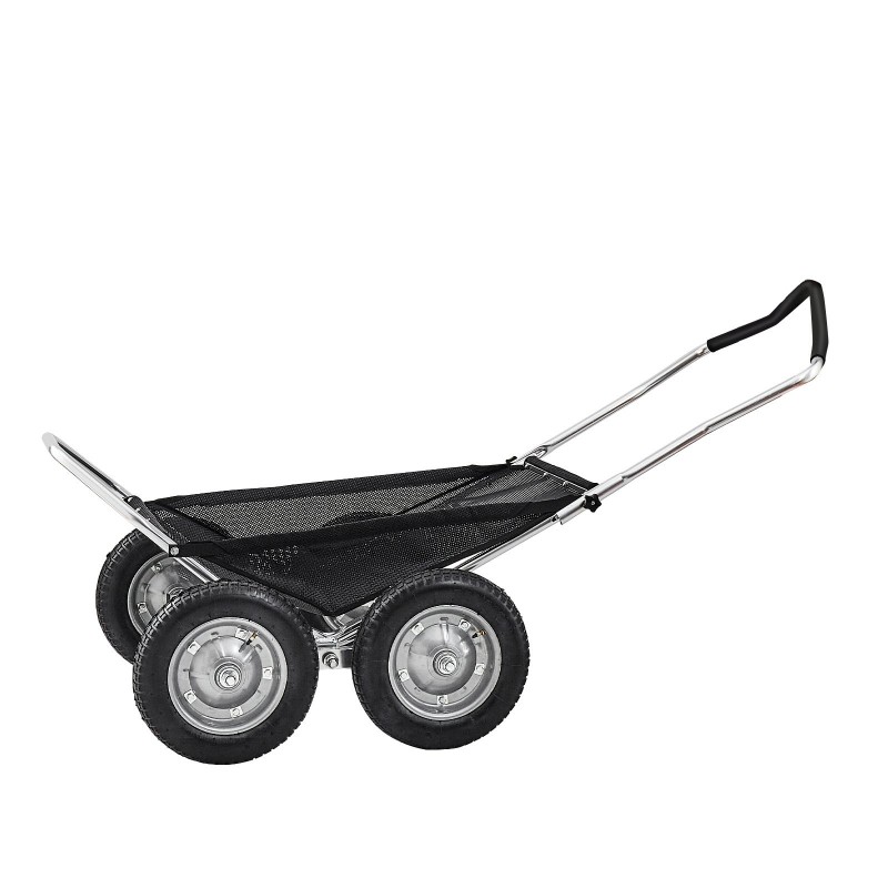 Taittuva metsästyskärry alumiiniseos ja sinkitty teräsrunko 227 kg kantavuus nelirenkaat