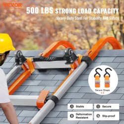 Kattokoukut hiiliterästä 2 kpl 226,8 kg kantavuus kumipäällysteinen T-tanko pyörällä