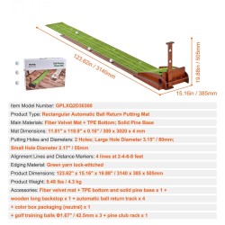 Puttialusta kaksireikäinen sisäkäyttöön hienokuitumatolla massiivipuinen alusta magneettisella pallonpalautuksella kolmella