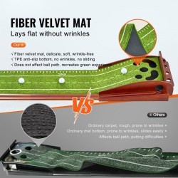 Puttausmatto kuitusamettipinta liukuestepohja 3020 mm 5 reikää 3 palloa sisäkäyttöön