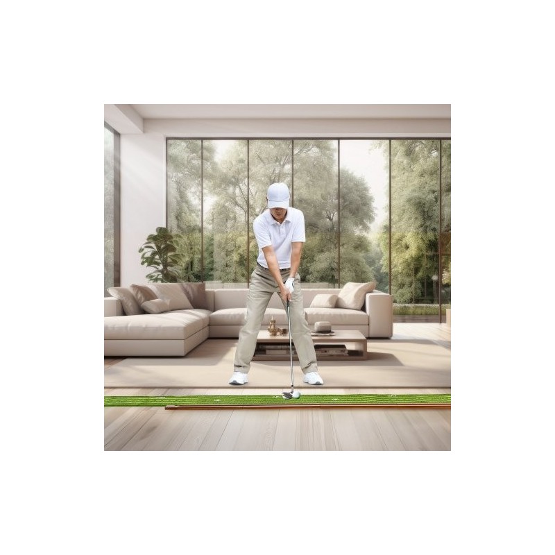 Golf-puttialusta sisäkäyttöön kuitusamettamatto liukuestepohja täyspuinen runko yhdellä reiällä automaattinen pallonpalautus