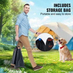 Koirien agilityhyppysetti PVC-muovinen 12 kartiota 12 hyppytankoa 36 cm