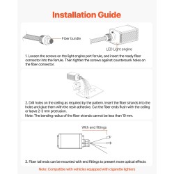 Valokuitutähtikatto 550 kpl 0,76 mm 3 m 16W monivärinen langaton sovellusohjaus ääniohjaus