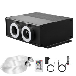 Kuituoptinen tähtitaivasvalaistussarja 900 kpl 3 m 0,76 mm monivärinen valomoottori sovellusohjaus