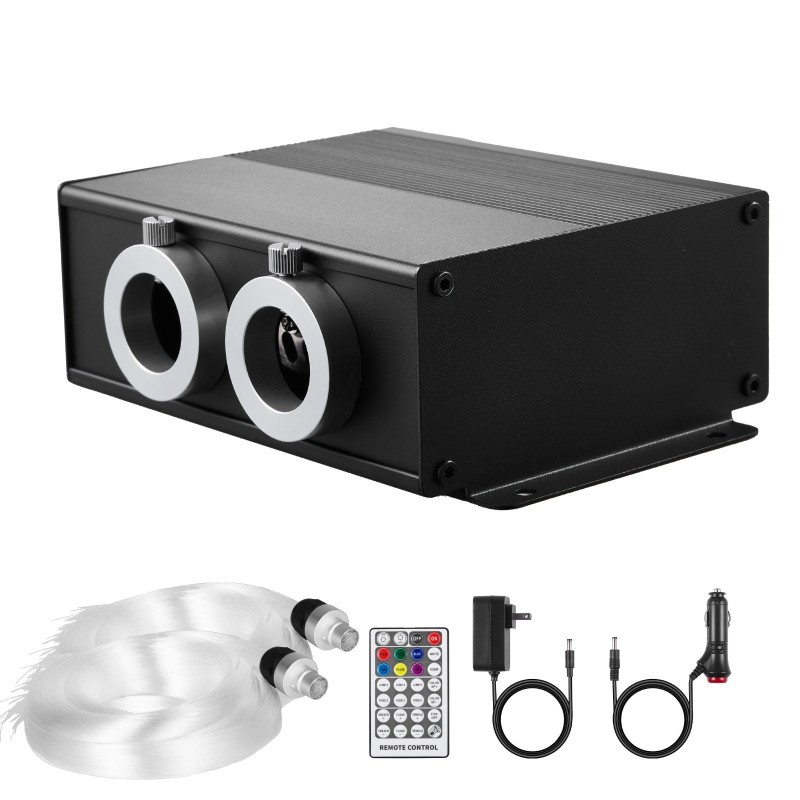 Kuituoptinen tähtitaivasvalaistussarja 900 kpl 3 m 0,76 mm monivärinen valomoottori sovellusohjaus