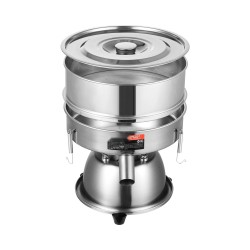 Sähköinen pöytäväriseula ruostumattomasta teräksestä seulakoot 10 ja 60 45 watin teho jauhoille