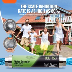 Kalkinpoistin suolaton koko talolle kaupunkivedelle 4,0 m³/h SAAS-seos yli 10 vuotta