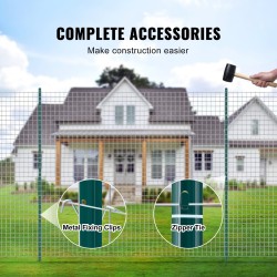 U-profiiliset teräsaitapaalut 2 mm 213 cm 10 kpl jauhemaalatut vihreät