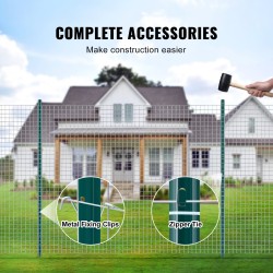 Aitatolppa U-profiili Q235 hiiliteräs 2 mm 1524 mm 10 kpl vihreä